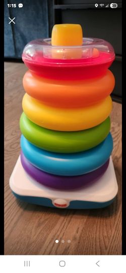 Fisher Price Giant Rocking Wobble Stacking Rings Tower