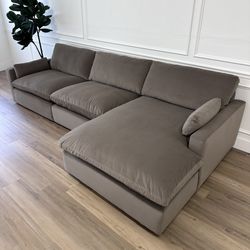New Cocoa Cloud Couch Sectional 