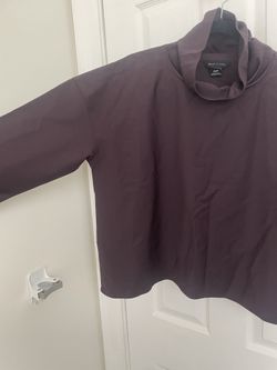 Club Monaco Boxy Funnel Neck Top