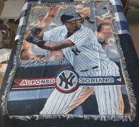 New York yankees tapestry blanket throw