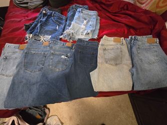 Lot of 6 Denim Jeans and Shorts