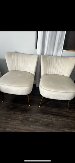 Beige Suede Chairs