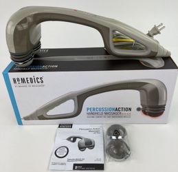 Homedics handheld percussion massager with heat new in box