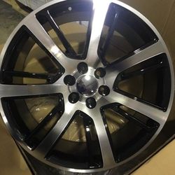 24 INCH REPLICAS WHEELS 6 LUGS WITH NEW TIRES