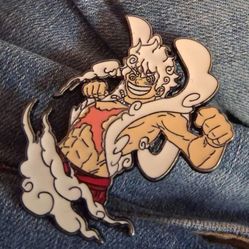 Gear 5 Luffy Enamel Pin