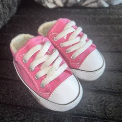 Baby Pink Converse Size 1
