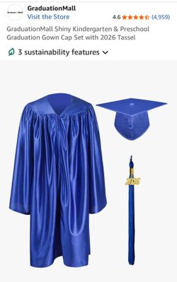 Kids Graduation cap and gown