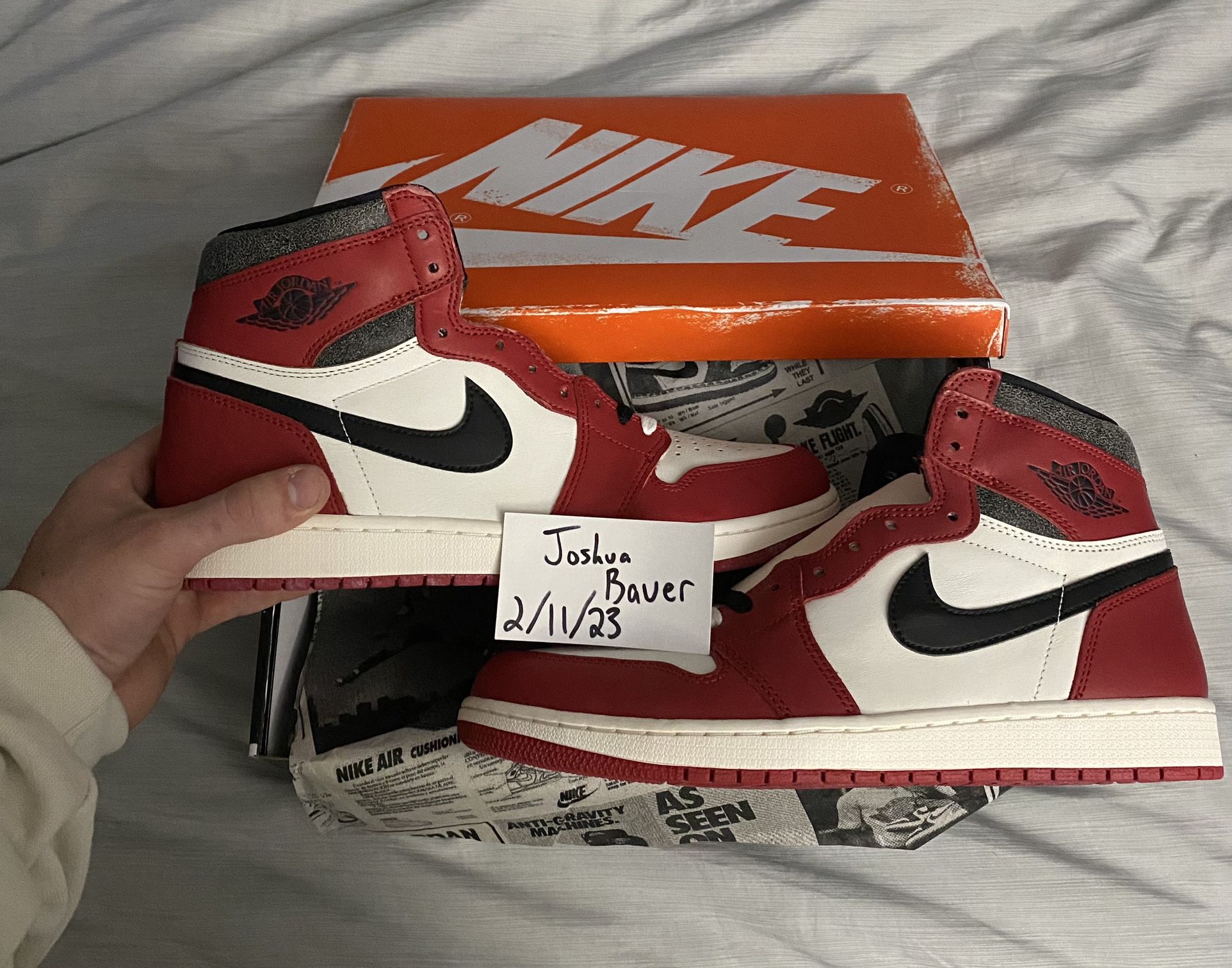 Size 12 - Jordan 1 Retro High OG Reimagined Lost and Found $550 Brand New with Everything FS/NFT