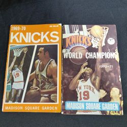 New york nicks world champion yearbooks