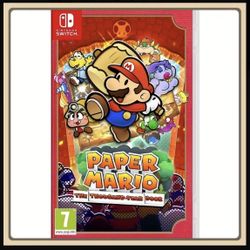 NINTENDO SWITCH PAPER MARIO VIDEO GAME 💯% BRAND NEW & (SEALED) IN PACKAGING!  🤪