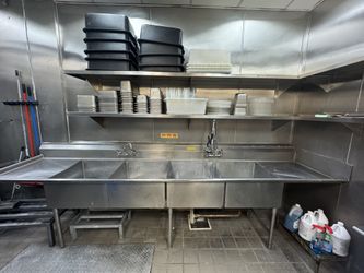 Four Compartment Sink