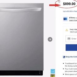 LG Stainless Steel Dishwasher 