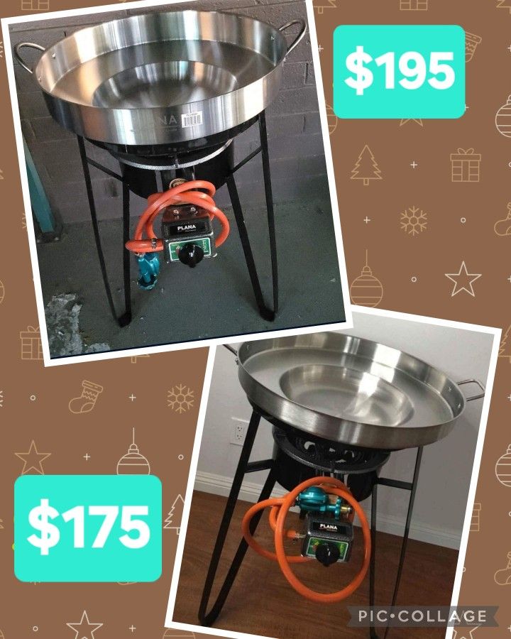 Disco De Acero Inoxidable Con Base Y Quemador