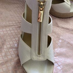 Michael Kors Damita Wedge Canvas 