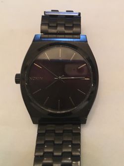 Men’s Black Nixon Time Teller Watch