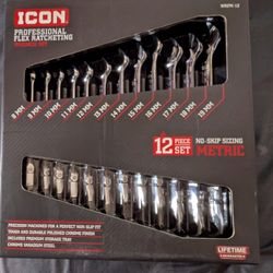 Icon Professional Flex Ratcheting Wrench Set 