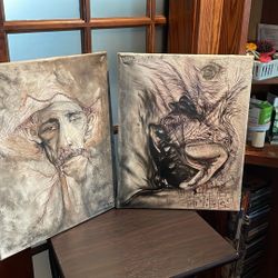 16/20 Canvas Painting/skeches