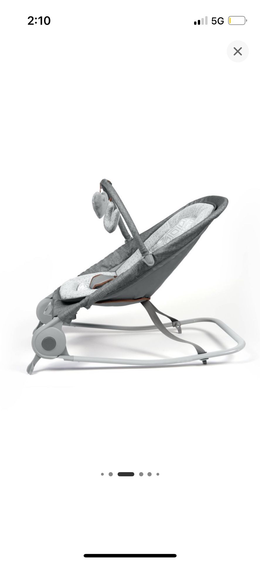 Summer Infant 2-in-1 Bouncer & Rocker Duo - Heather Gray