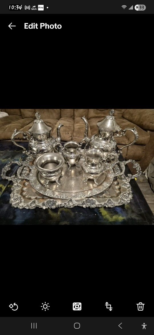Vintage Silver Tea Set