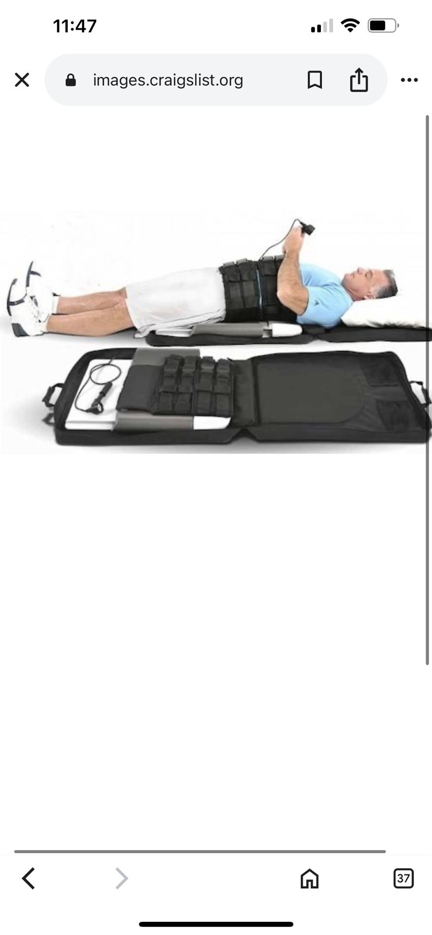 Saunders Lumbar Traction Device