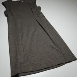 NWT Calvin Klein Shimmer Sleeveless Patterned Dress Women’s Size 6P Petite Elegant Party Wear