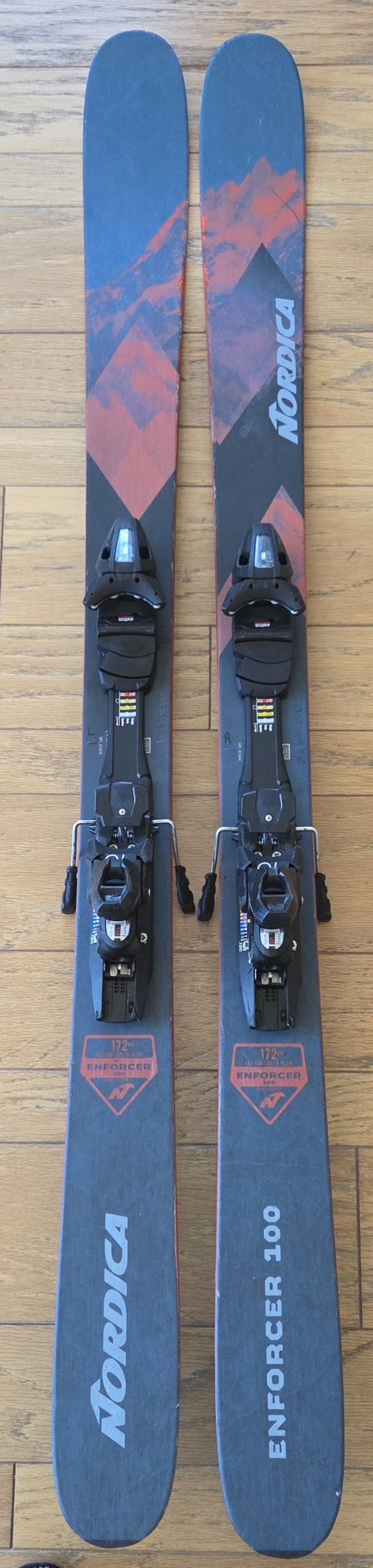 Snow Skis Nordica Enforcer 100 (172 cm) with Tyrolia bindings