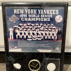1996 Yankees Plaque