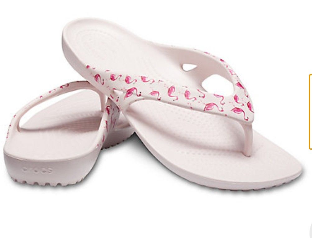 New Crocs Flamingo Flip Flops Women's Size 11