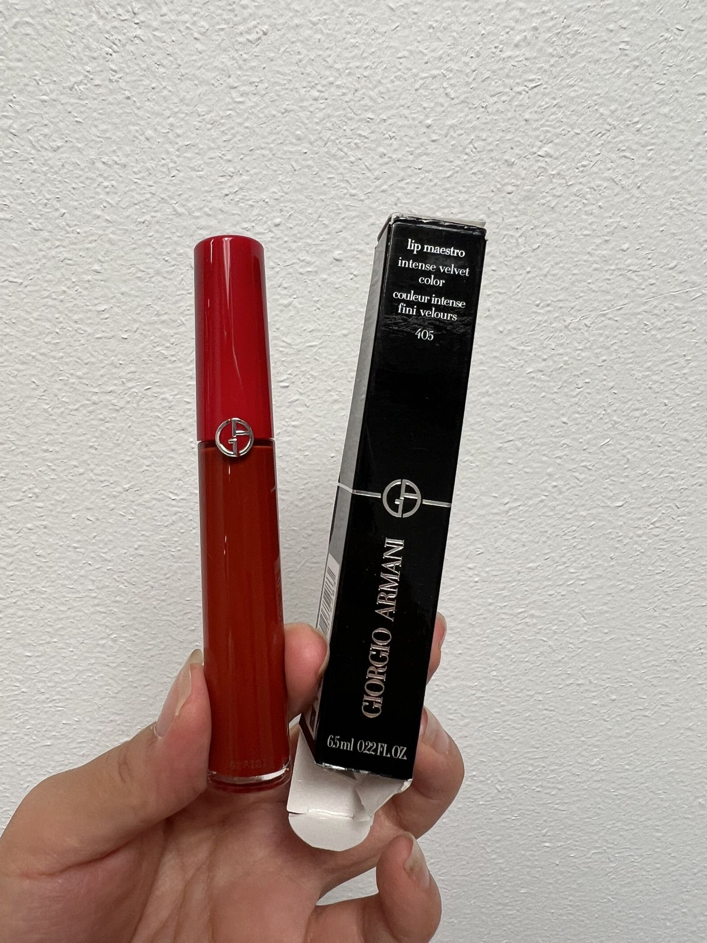 Giorgio Armani Lip Maestro Liquid Lipstick 405 Sultan Full Size 6.5m .22 oz NIB