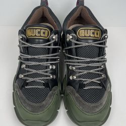 GUCCI FLASHTREK SEGA GREEN LOW TOP SNEAKER