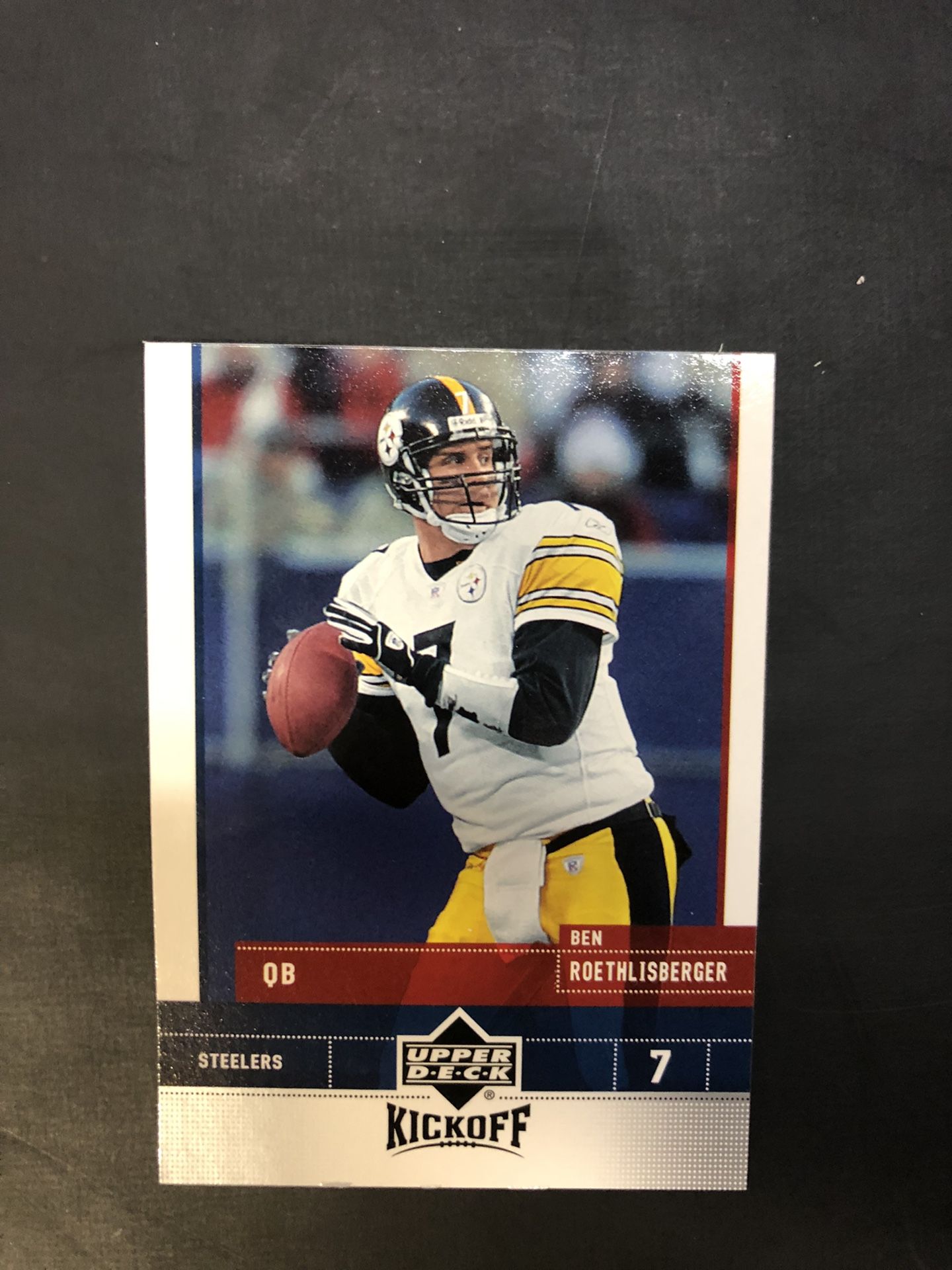 Ben Roethlisberger Card, Rookie Season, Upper Deck
