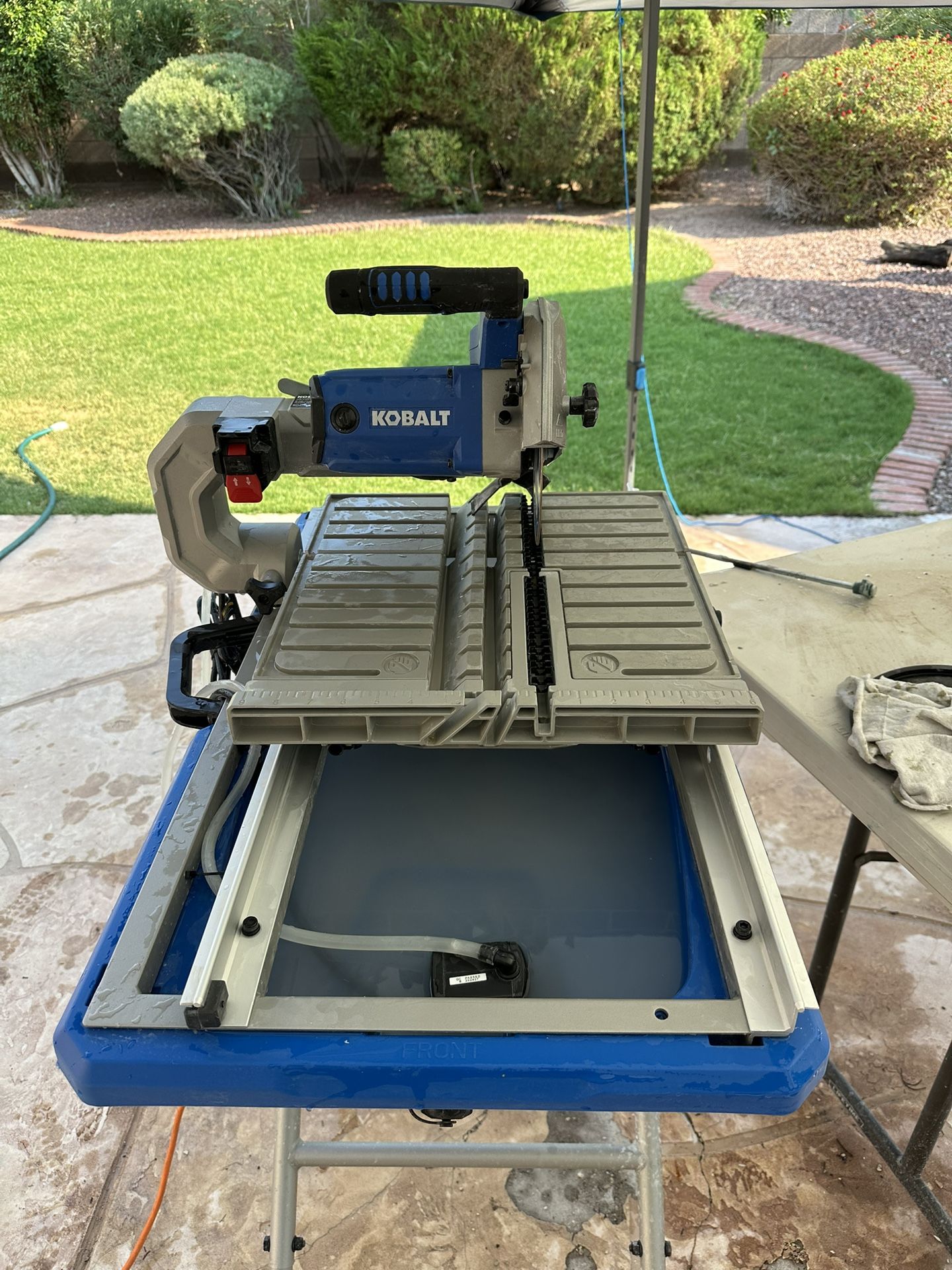 Kobalt 7 Inch Wet Tile Saw