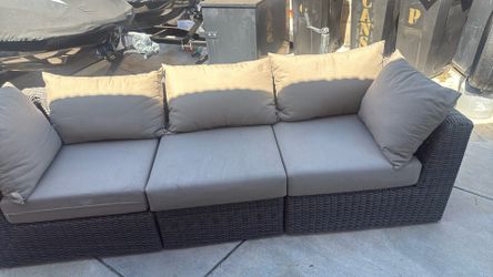 Wicker Couch