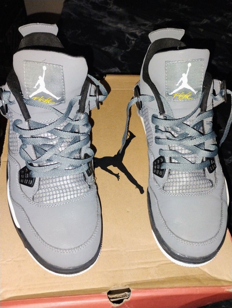 Men's Size 13  Air Jordan 4 "Cool Grey" Retro