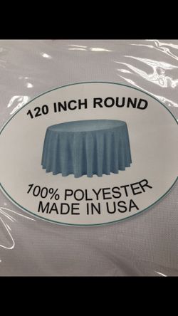 Selling 6 120inch round table cloths