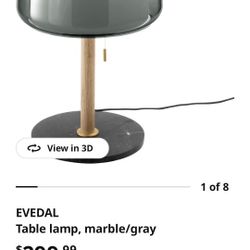 Ikea Evedal Tabletop Lamp New In Box 