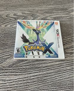 Pokemon X Nintendo 3DS in case with inserts. $30