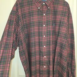 Ralph Lauren Long Sleeve Plaid Shirt - XXL