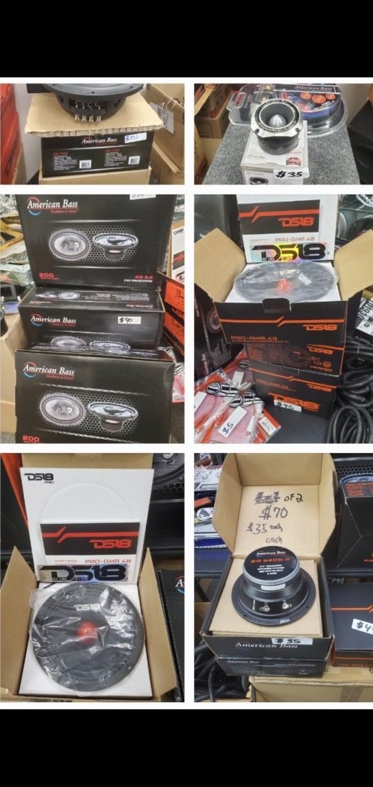 6X9'S DOOR SPEAKERS BY AMERICAN BASS