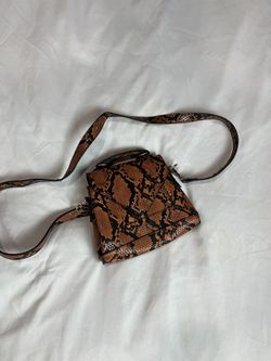 Rust Snake Purse
