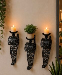Pier One Decorative Wall plants or  Candle Holders