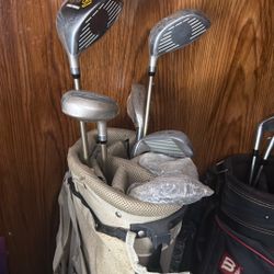 Golf Clubs And Bag 