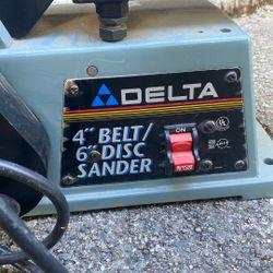 Delta 4” Belt 6” Disc Sander