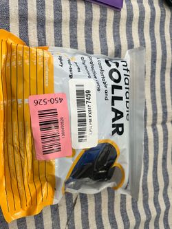 Inflatable cone collar dog/cat