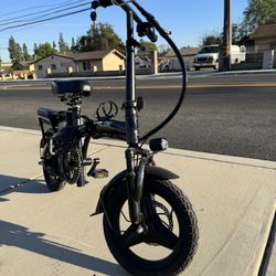 Foldable Electric Bike – 28MPH Adult E-Bike – 2 Seat