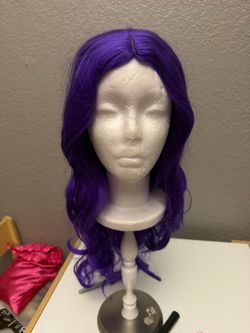 #68 Long Purple Wig
