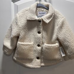 Toddler Sherpa Coat 18-24 Months NWT