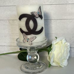 Decorative Handmade Pillar scented Candle 
