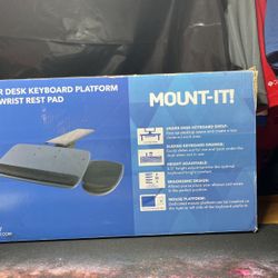 Mount It Under Desk, Keyboard Tray