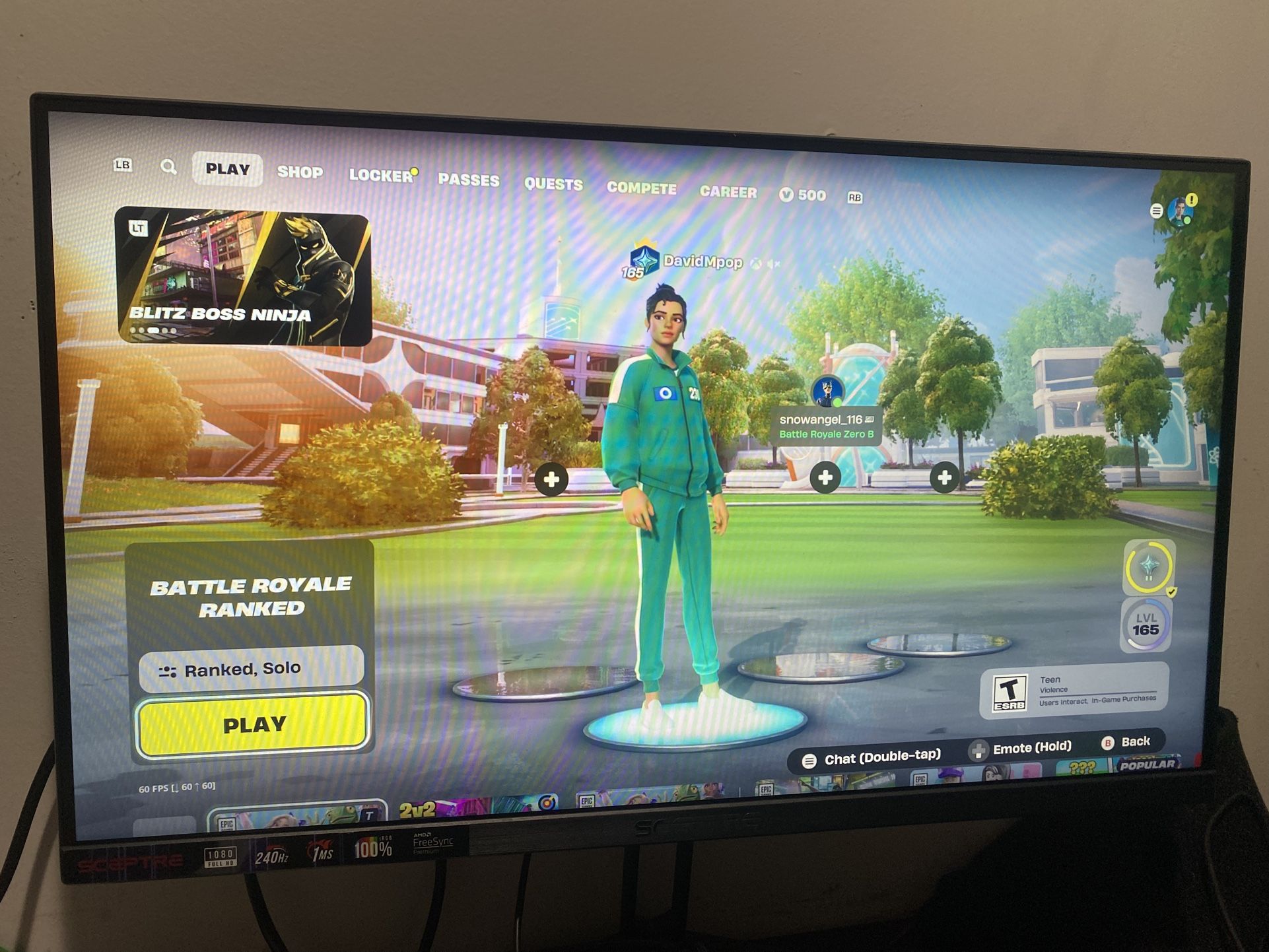 Sceptre 25in Monitor 240Hz 1ms
